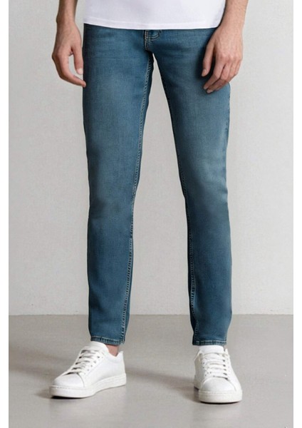Pedro Slim Fit Dar Kalıp Normal Bel Dar Paça Jean Pantolon E3366AX25SP