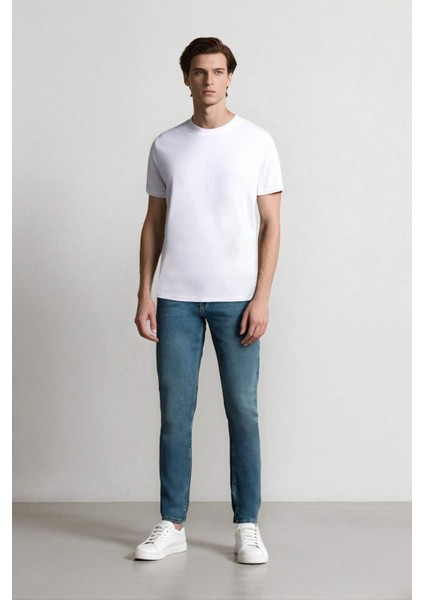 Pedro Slim Fit Dar Kalıp Normal Bel Dar Paça Jean Pantolon E3366AX25SP fiyatları