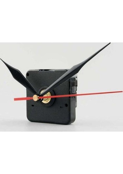 Elite 1 Adet, Duvar Saat Mekanizması, 10 mm Şaft, Saat Motoru, Akrep, Yelkovan, Saniye 1 Adet