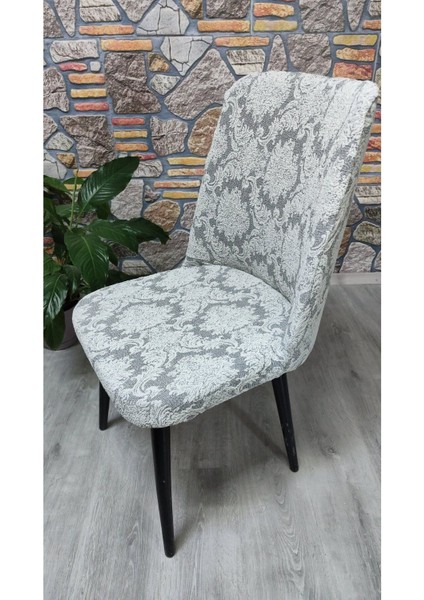 Elite Osmanlı Desenli Büyük Oval Sandalye Kılıfı 1 Adet