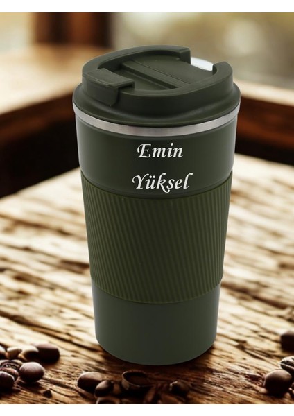 Kişiye Özel 500 ml Termos Yeşil