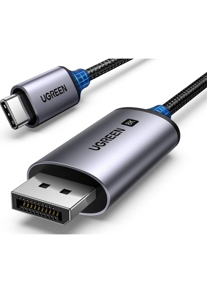 25839 CM556 8k 60Hz 4K 240Hz V1.4 Usb-C To Displayport Görüntü ve Ses Aktarım Kablosu 1metre
