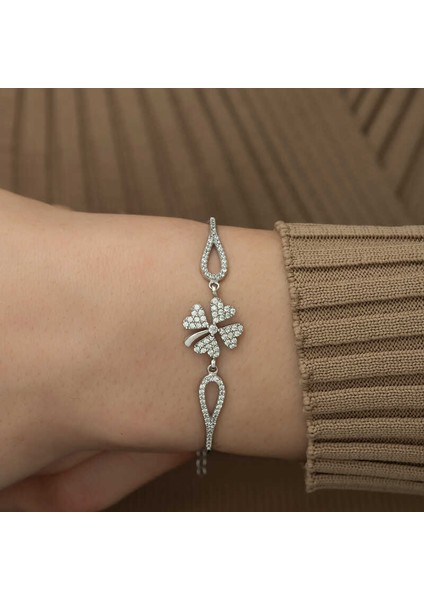 Gümüş Yonca Bileklik fiyatları