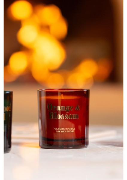 Elite Glam Orange Blossom Portakal Kokulu Mum Turuncu 200 gr 1 Adet