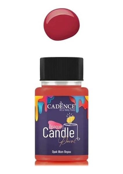 CDL09 Soluk Kırmızı Opak Mum Boyası 50ML