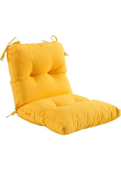 Elite Pofidik Arkalıklı Balkon Sandalye Minderi Özel Dikişli Bağcıklı 43X88 cm 1 Adet