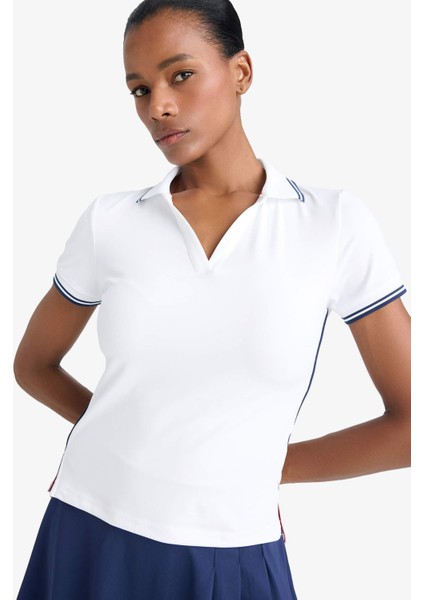 fit Standart Fit Polo Yaka Sporcu Kısa Kollu TIŞÖRT D9300AX25SP indirimleri
