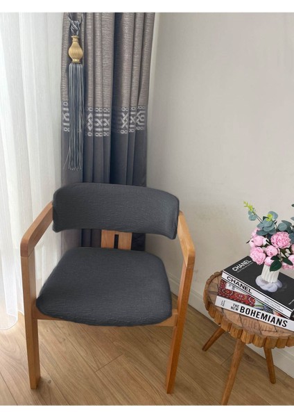 Elite Lastikli Likralı Sandalye Kılıfı - Sandalye Minder Jakarlı Sandalye Minder KILIFI(60X70) (40X70) 1 Adet