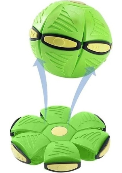 Elite Sihirli Uçan Ufo Disk Top Açık Hava Bahçe Plaj Spor Oyuncakları Yeşil 1 Adet