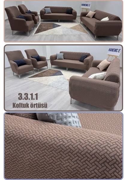 Elite Koltuk Örtüsü Takımı 3.3.1.1 Koltuk Kılıfı Lastikli Esnek 1 Adet