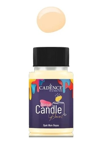 CDL02 Açık Sarı Opak Mum Boyası 50ML