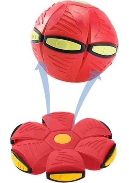 Elite Sihirli Uçan Ufo Disk Top Açık Hava Bahçe Plaj Spor Oyuncakları Kırmızı 1 Adet