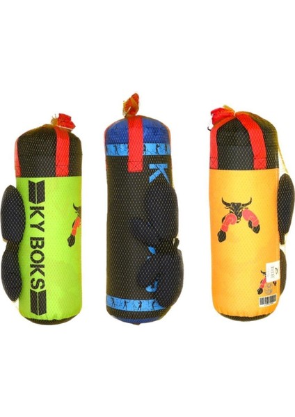 Elite Asılabilir Kum Torbası Box Torbası Eldıveni Kırmızı Mavi Renk Seceneği 40 cm Uzunluğnda 1 Adet