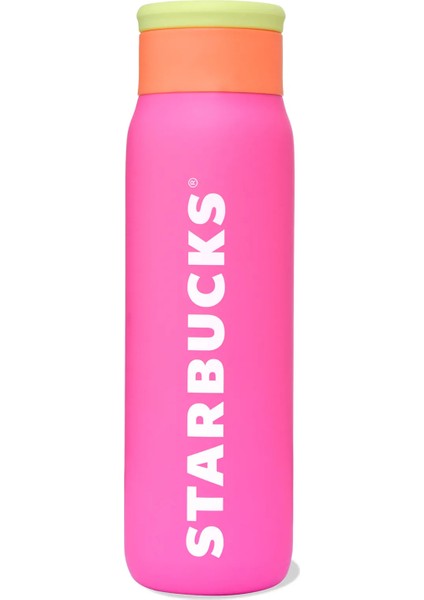 Pembe Turuncu Su Şişesi Suluk Matara 710ML