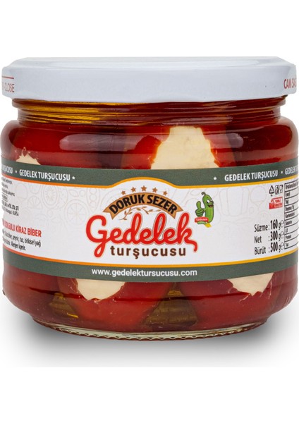 Peynir Dolgulu Kiraz Biber 300 Gram