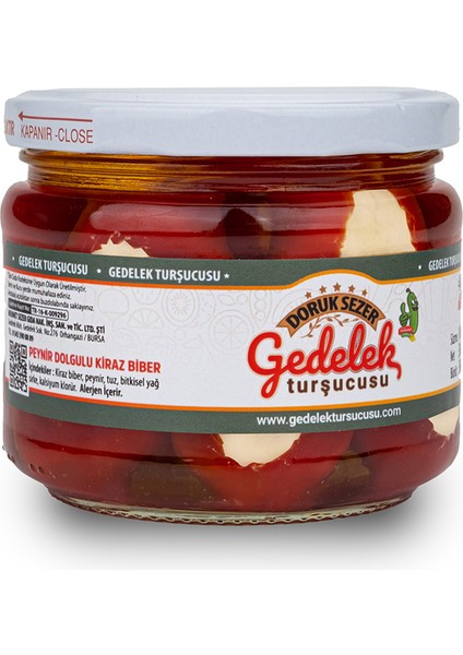 Peynir Dolgulu Kiraz Biber 300 Gram fiyatları