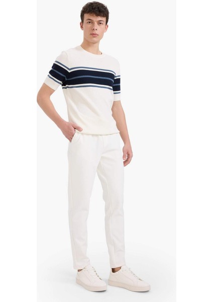 Jogger Pantolon Esnek Basic Düz Beli Bağcıklı Cepli Düz Paça C6022AX25SP fiyatları