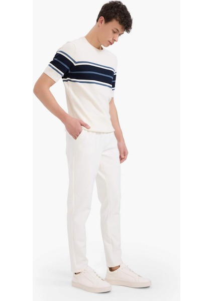 Jogger Pantolon Esnek Basic Düz Beli Bağcıklı Cepli Düz Paça C6022AX25SP modelleri