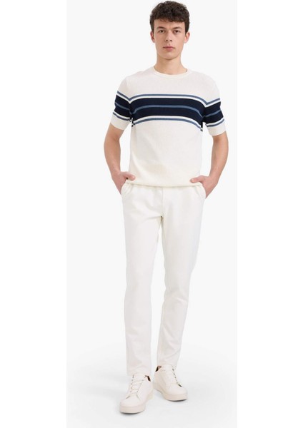 Jogger Pantolon Esnek Basic Düz Beli Bağcıklı Cepli Düz Paça C6022AX25SP indirimleri