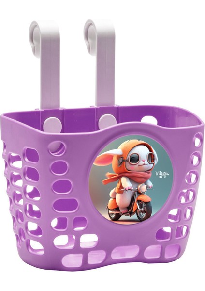 Kinderbox Bisiklet Scooter Ön Sepet – Aletsiz Kurulum, Etiket Hediyeli, 19-22,2 mm Uyumlu