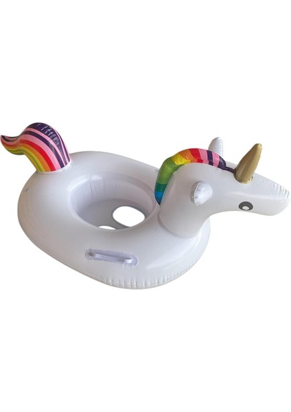 Elite Unicorn Model Şişme Bot | Çocuk Deniz ve Havuz Can Simidi Yüzme Simidi Botu 1 Adet