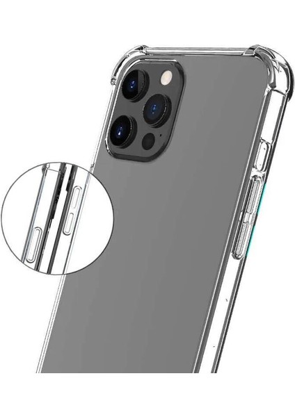 iPhone 14 Pro Max Uyumlu Darbe Önleyici Sararmaya Dayanıklı Airbag Korumalı Ultra Slim Tpu Şeffaf Silikon Kılıf indirimleri