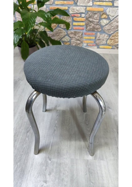 Elite Tabure Kılıfı Pıtıkare Kumaş 35X35 Yan 6 cm 1 Adet