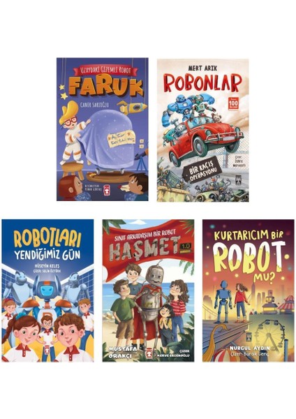 Robotlar Robonlar Hikaye Seti 5 Kitap