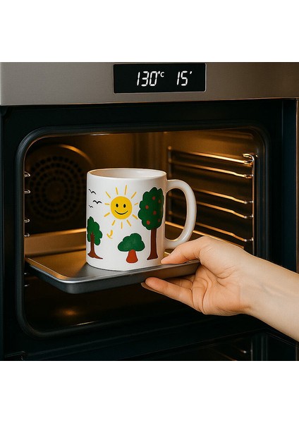 Kupa Bardak Boyama Seti – Kendin Tasarla Hediye Kutulu Seramik Kupa ve Boya Seti fırsatları