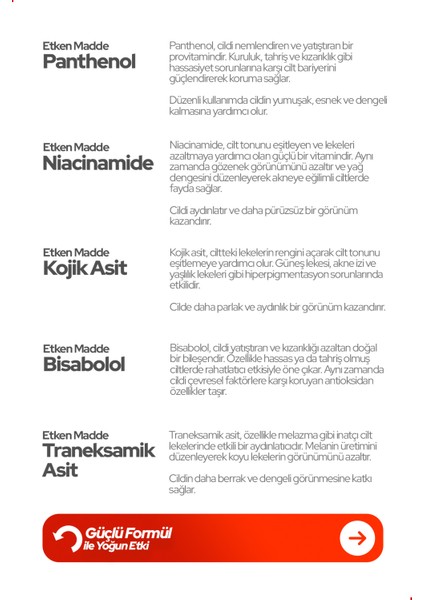 Kojik Asit, Traneksamik Asit ve Bisabolol Katkılı Sebum Düzenleyici ve Leke Karşıt Etkili Özel Yüz Sabunu 100GR modelleri