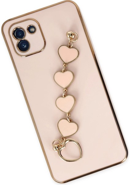 Newface Samsung Galaxy A03 Kılıf Esila Silikon - Pudra modelleri