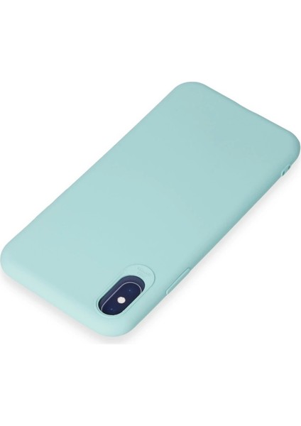 Newface iPhone x Kılıf First Silikon - Turkuaz