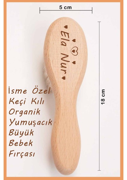 Kız Bebek %100 Pamuk Organik Baskılı Isimli Hastane Çıkışı Yenidoğan Isme Özel Fırça Hediyelik Set fiyatları