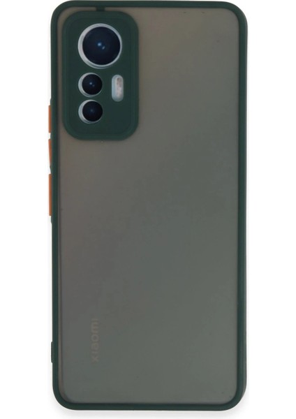 Newface Xiaomi Mi 12 Lite Kılıf Montreal Silikon Kapak - Yeşil