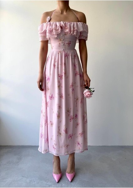 Elmi Çiçek Detaylı Elbise fiyatları