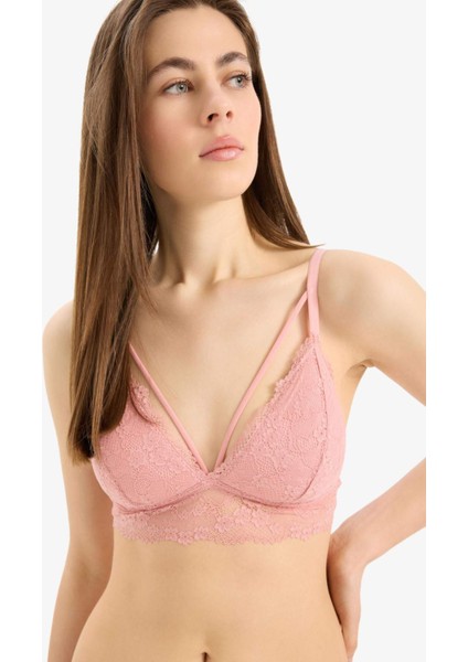 Pedli Dantelli Dantel Kaplı Pedli Bralet-Fall in Love R6569AZ25SP