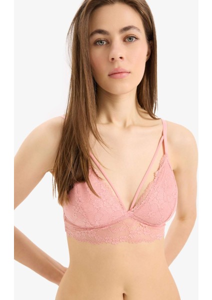 Pedli Dantelli Dantel Kaplı Pedli Bralet-Fall in Love R6569AZ25SP