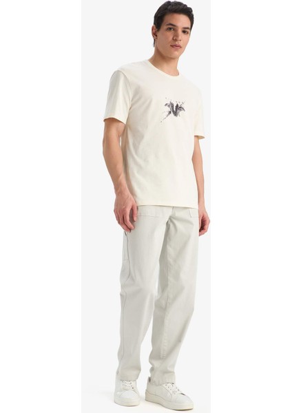 %100 Pamuk Vikings Regular Fit Bisiklet Yaka Kısa Kollu Tişört E4764AX25SP fiyatları