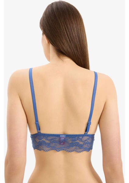 Dantelli Kaplı Pedli Bralet-Fall in Love D7843AX25SP