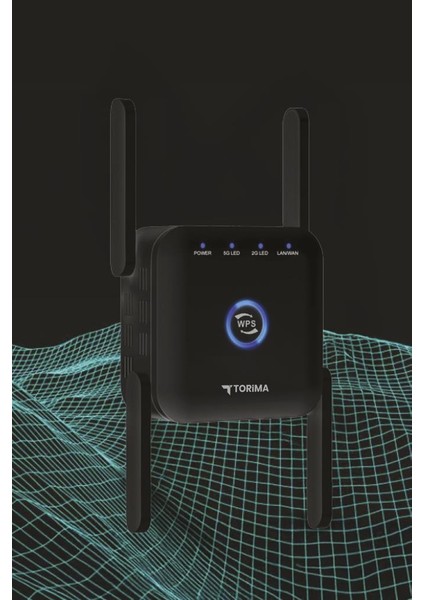 AC24 Siyah Wifi Pro Sinyal Yakınlaştırıcı Router