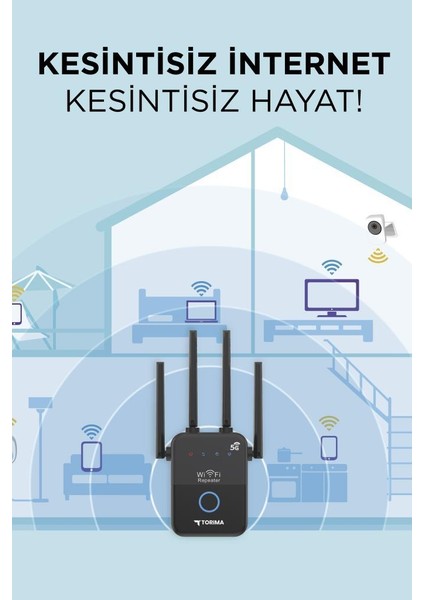 AC35Q Siyah Wi-Fi Router 1600MBPS Çift Bant 4 Anten fiyatları