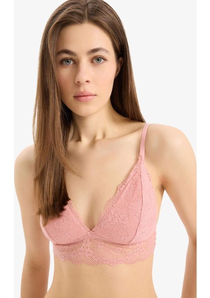 Dantelli Kaplı Pedli Bralet-Fall in Love D7843AX25SP