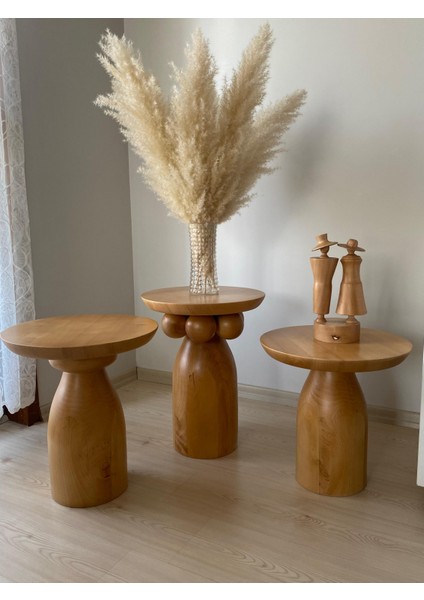 Mantar Sehpa Toplu Halkalı Düz