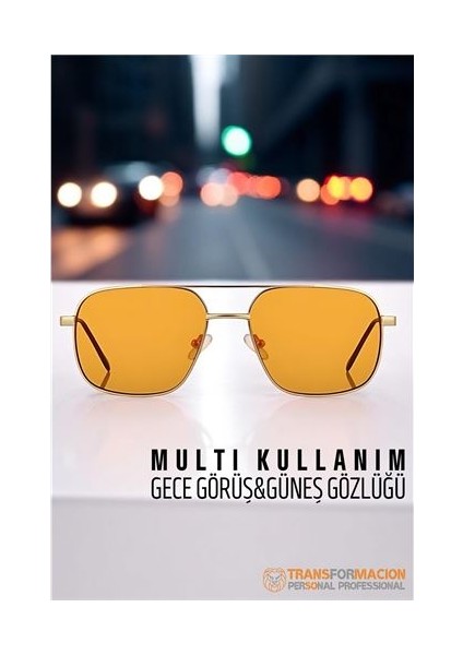 Gece Sürüş Görüş Parlama Önleyici Gece Gözlüğü Sis Far Işık Önleyici Anti-Fog Gözlük
