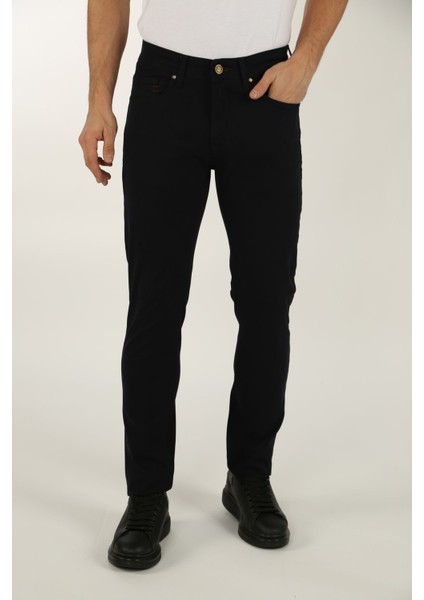 Brg Erkek Lacivert Skinny Kot Pantolon Cepli