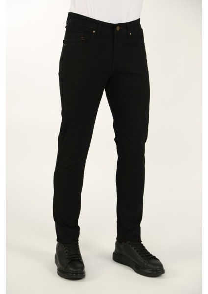 Brg Erkek Siyah Skinny Kot Pantolon Cepli