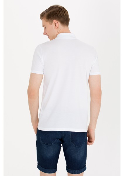 Erkek Beyaz Tişört Basic 50264891-VR013