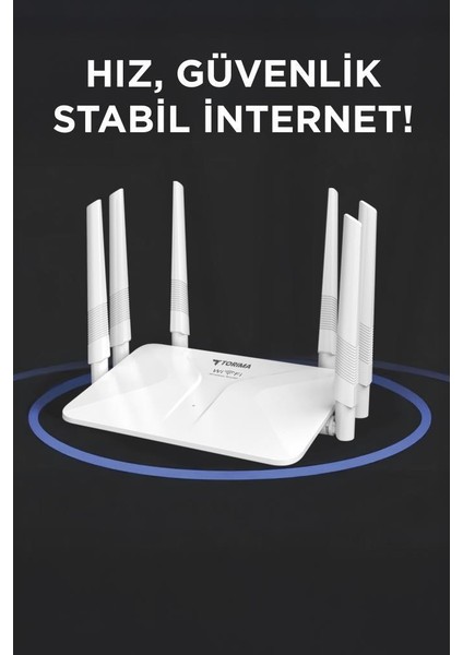 WR50Q Beyaz Kablosuz 300MBPS Wifi Router 6 Güçlü Anten Geniş Kapsama 2.4ghz 4 Portlu fiyatları
