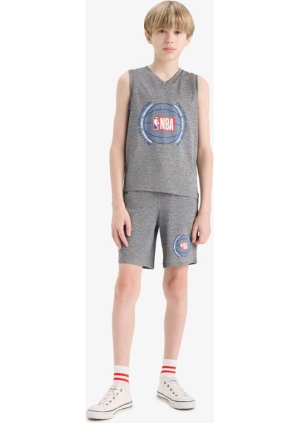 Erkek Çocuk NBA Wordmark V Yaka Atlet E4847A825HS fiyatları