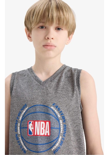 Erkek Çocuk NBA Wordmark V Yaka Atlet E4847A825HS indirimleri